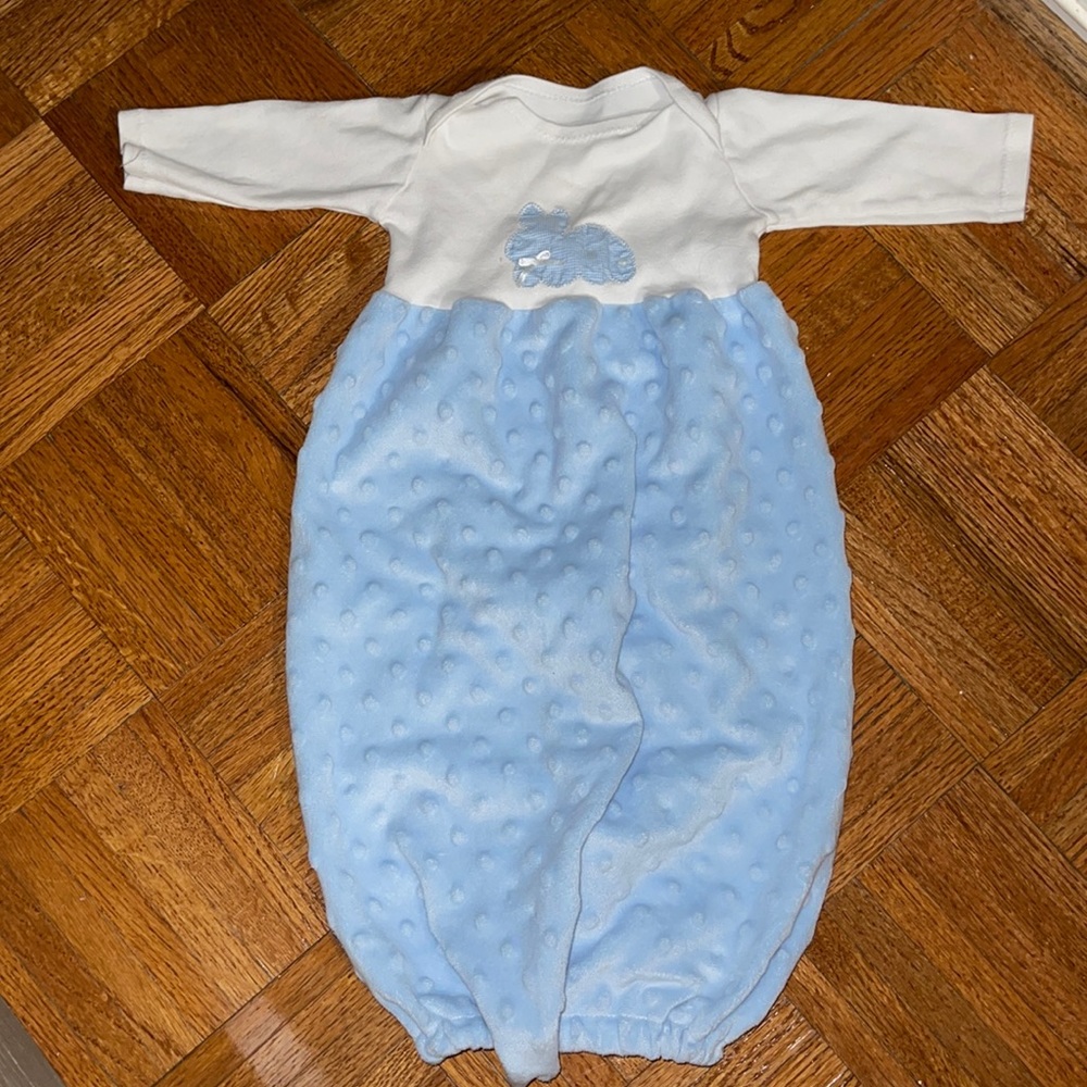 Bunny gingham sleeper small spot on gingham 0-6 months Sleep sack